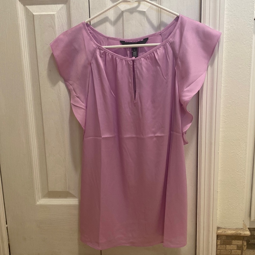 New with tags, never worn! WHBM light pink silky top